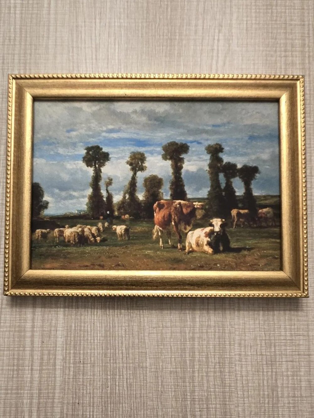 Constant Troyon "Pasture in Normandy" Art Reproduction Print